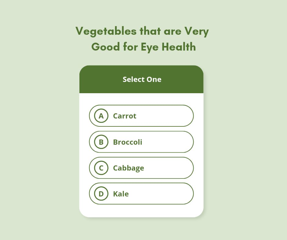 Eye Health Vegetables